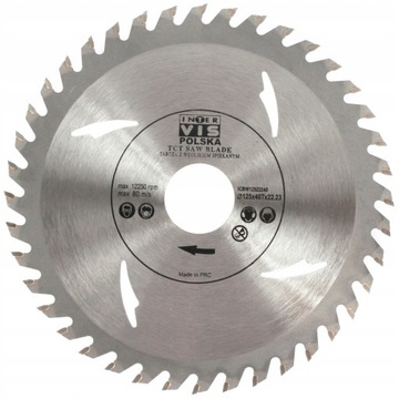 TARCZA PIŁA DO DREWNA WIDIA I-C 125/22,2 T40