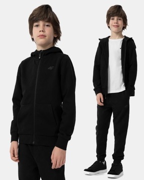 СПОРТИВНАЯ ТОЛСТОВКА С КАПЮШОНОМ ДЛЯ МАЛЬЧИКОВ 4F НА МОЛНИИ