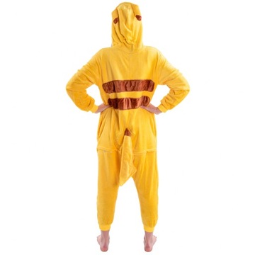 PIKACHU Pikaczu PIŻAMA Kigurumi Pokemon Onesie Przebranie Kostium S 146-154