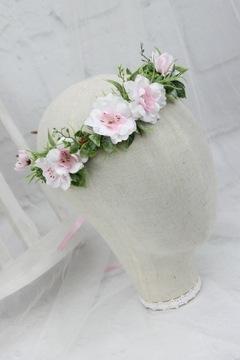 Свадебный венок для причастия, цветочное украшение для волос