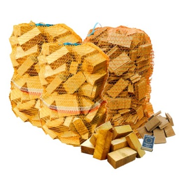 Rozpałka 48dm3 Drewno Ścinki Fryzy Ścinki parkietu Podpałka 19kg Transwood