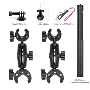 Motocykl motor niewidoczny Selfie Stick Monopod u