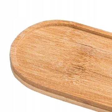 Деревянный поднос для ванной комнаты