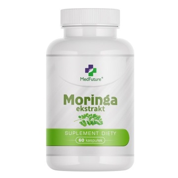 Moringa BIO Oleifera drzewo cudów SUPERFOOD 60 kap