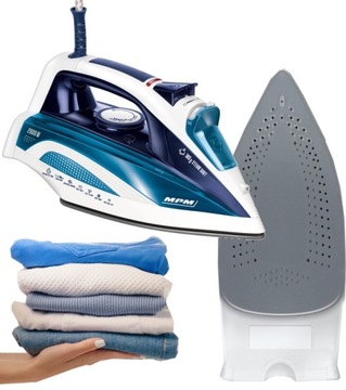 ŻELAZKO ZE STOPĄ CERAMICZNĄ, FUNKCJA STRAŻAKA MPM 2800W