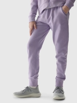 СПОРТИВНЫЕ БРЮКИ ДЛЯ ДЕВОЧЕК 4F ИЗ ДЫШАЩЕГО ХЛОПКА SS24F587