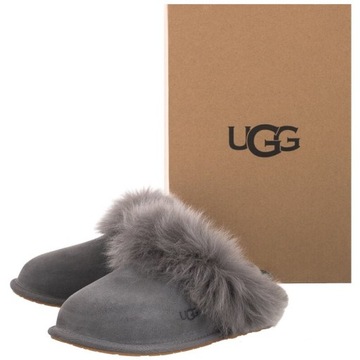 Buty Damskie Kapcie UGG Scuff Sis 1122750 Szare