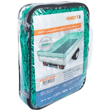 Siatka zabezpieczająca KNOTT 200x300 do przyczepy