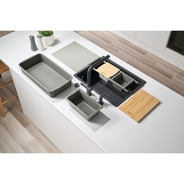 FRANKE RAIL BOARD ВСТАВКИ КОВРИКИ КОНТЕЙНЕРЫ БАМБУКОВАЯ КРЫШКА 1120655489