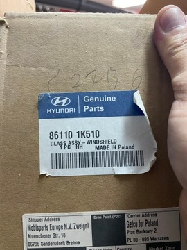 861101K510 NOVÁ ORIGINÁLNÍ HYUNDAI SKLO (OKNO) PŘEDNÍ DO IX20