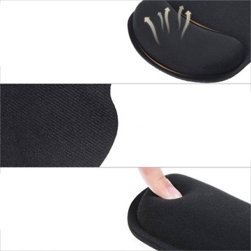 Набор эргономичных гелевых ковриков для мыши Strado на запястье.