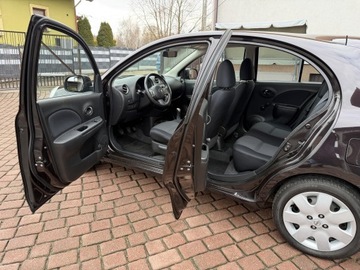 Nissan Micra IV Hatchback 5d 1.2 80KM 2011 Nissan Micra TYLKO 134tyśkm 1WŁAŚCICIEL 1.2B CLIMATRONIC 2011 ZADBANA Tekna, zdjęcie 32