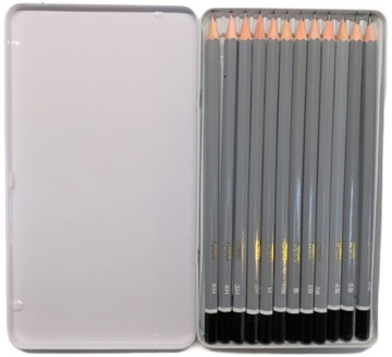 Набор технических карандашей 6H-6B 12 шт Grand