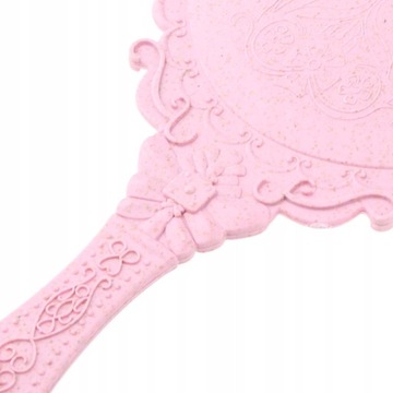 2 зеркала с тиснением светло-розового цвета