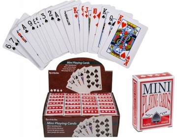 Mini Karty Do Gry Talia Kart 54 szt. Poker