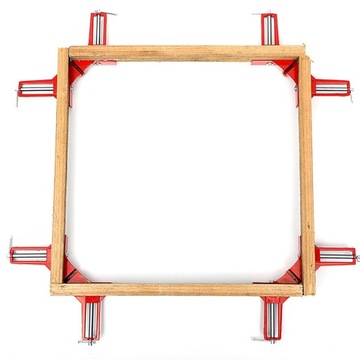 4 УГЛОВЫХ ЗАЖИМА УГЛОВЫЕ ЗАЖИМЫ ДЛЯ ДЕРЕВА 90° НАБОР ФИКСАТОРОВ ПРОФЕССИОНАЛЬНЫЙ