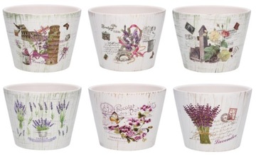Osłonka ceramiczna doniczka ogród balkon taras