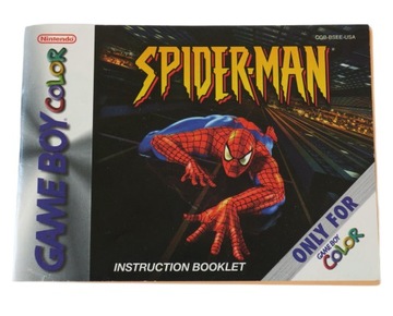 GBC SPIDER-MAN INSTRUKCJA GAMEBOY GAME BOY COLOR