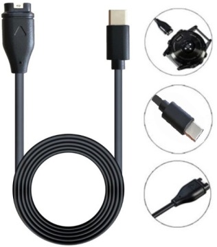 Зарядный кабель USB-C Garmin Fenix ​​5 5S 5X 6X Venu 2 3 2S 3S Forerunner 165