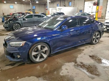 Audi A5 F5 Sportback Facelifting 2.0 45 TFSI 265KM 2020 Audi A5 Sportback 2.0 benzyna 265KM 4X4 wersja S-Line ,mala szkoda piekny