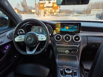 Mercedes Klasa C W205 Coupe Facelifting 2.0 300 258KM 2021 Mercedes-Benz Klasa C C300 AMG, C coupe, Lift 2021, VIRTUAL, Multibeam LED, zdjęcie 7