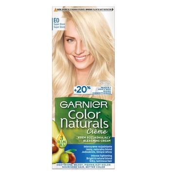 Garnier Color Naturals Creme krem rozjaśniający do włosów E0 Super B P1