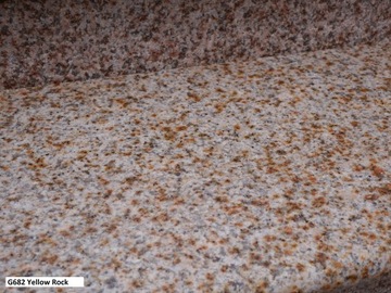 podstopień granitowy płomieniowany Yellow Rock 180x15x2 G682 SD