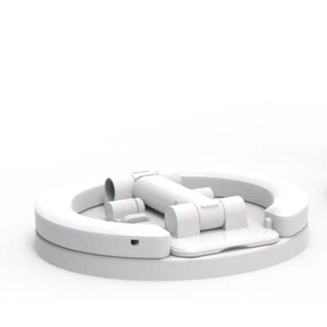 Лампа перезаряжаемая наполняющая с подставкой, белая для макияжа