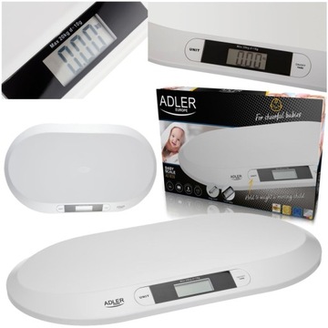 WAGA DLA DZIECI NIEMOWLĄT TARA 20kg ADLER AD8139