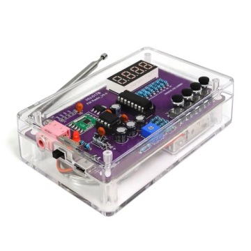 Цифровой дисплей FM-радио с корпусом, обучающимся пайке