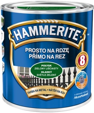 Hammerite Prosto na Rdzę ZIELONYLIŚCI Połysk 0,7 L