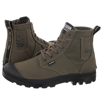 Buty Męskie Trampki Palladium Pampa Army 78583 Zielone