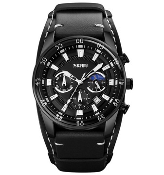 Zegarek męski - SKMEI - chronograf - pasek - la214