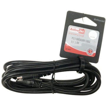 180CM Przedłużacz PS/2 6IN (M)>(Ż) 100% OK {aX