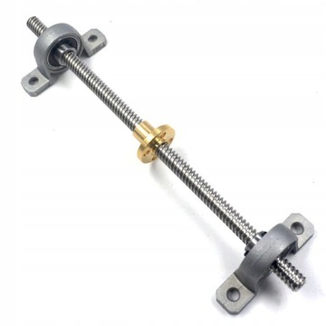 Винт 8 мм Трапециевидный резьбовой стержень Подшипник