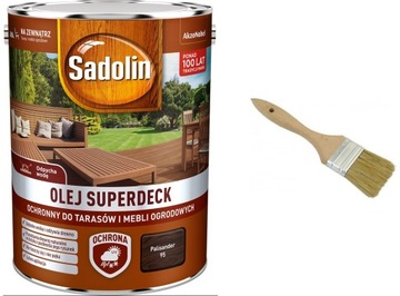 OLEJ SUPERDECK SADOLIN palisander, 5l +GRATIS