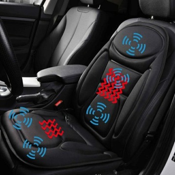 НАГРЕВАТЕЛЬНЫЙ МАССАЖНЫЙ КОВРИК ДЛЯ АВТОКРЕСЛА ДЛЯ МАССАЖА СПИНЫ, ПОДОГРЕВ 230/12В