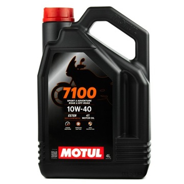 Моторное масло MOTUL 7100 10W40 4T 4л MA2 + бесплатный фильтр K&N KN204