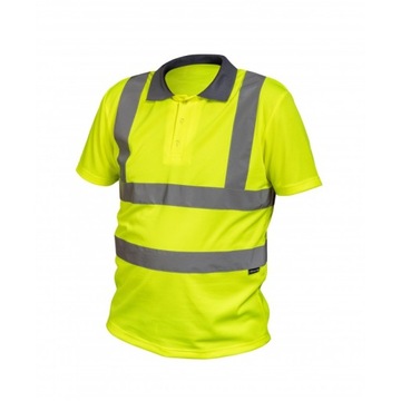 Koszulka Polo ostrzegawcze żółte 2XL FELIX
