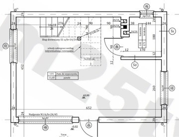 Projekt Domu 35m2 murowany strop drewniany