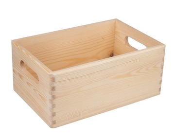 Skrzynka Drewniana Pudełko Na Narzędzia Decoupage