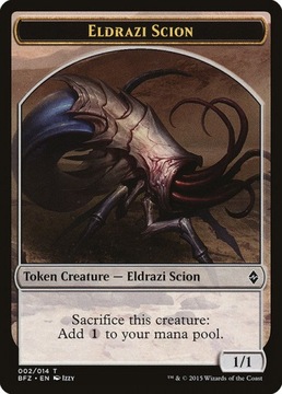 MtG: Eldrazi Scion Token (Colorless 1/1) ... (BFZ)