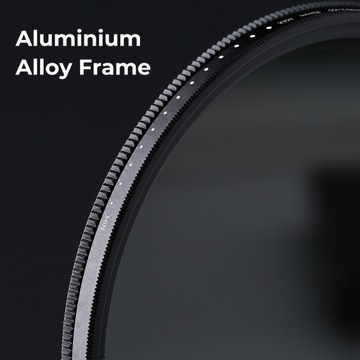 K&F Concept Basic Fader NDX Регулируемый серый фильтр ND2 - ND400 - 58 мм