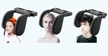 Zagłówek SAMOCHODOWY UCHWYT kształt U CZERWONY