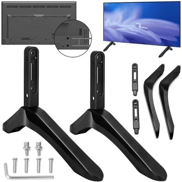 Stojak TV pod Telewizor Podstawa Nogi Stopa Uchwyt Uniwersalny 32”-65“