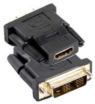 Adapter HDMI-DVI-D Lanberg AD-0013-BK Full HD