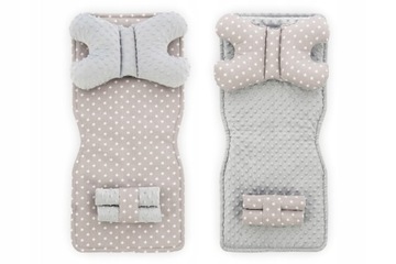 WKŁADKA DO WÓZKA MATA +PASY 4w1 GWIAZDKI