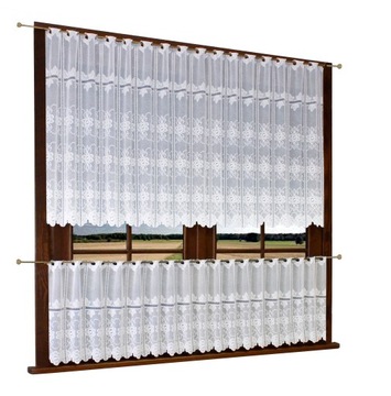 342830 ZAZDROSTKA ŻAKARDOWA na metry wys. 45cm