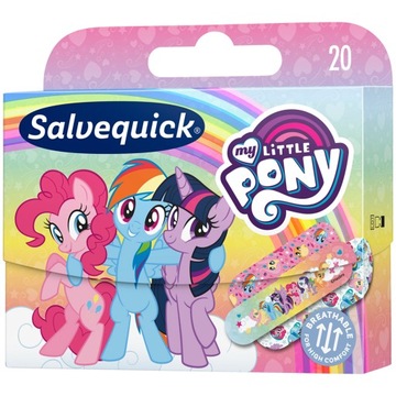 Salvequick My Little Pony Plastry dla dzieci, 20 sztuk