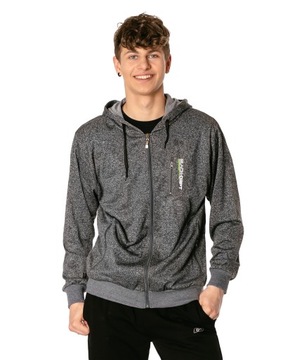 Cienka Bluza Dresowa Męska Rozsuwana 2726-01 r 3XL